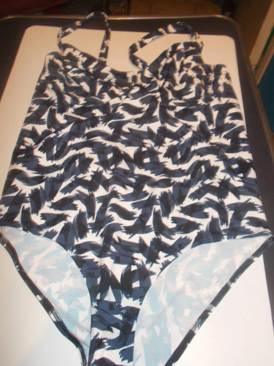 Très beau maillot Femme Taille 42/44 -marque SIMONE Pérèle, bleu et blanc